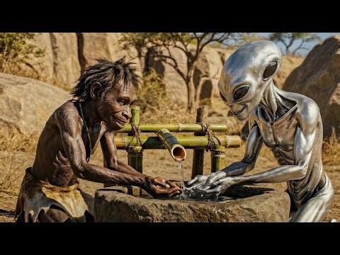 Prehistoric Survival Story | Alien Teaches Early Human to Build a Bamboo Water Filter