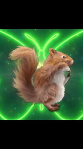 Dancing TikTok Squirrel to Elevator Music
