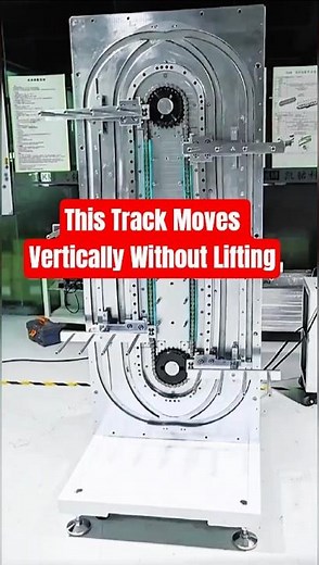 This Loop Track Moves Things Vertically Without Lifting – Genius Hidden Mechanics 🔧