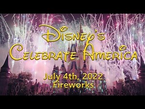 Disney's July 4th Celebrate America Fireworks [4K] - Walt Disney World's Magic Kingdom #WDW50