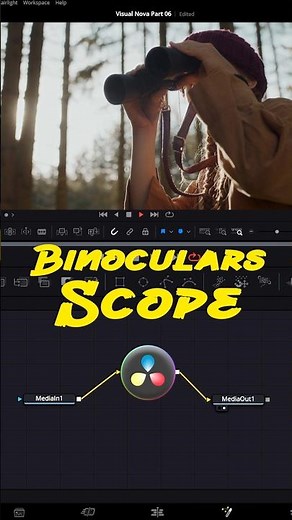 Insane Binoculars VFX in DaVinci Resolve | Easy & Quick Tutorial