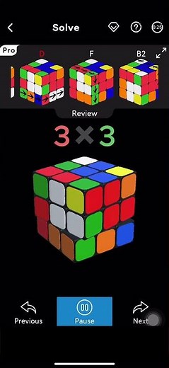 Full Solve Walkthrough Using Cube Solver App