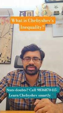 What is Chebyshev’s Inequality? Simple Stats Concept Explained | #Statistics #Chebyshev #ISIPrep