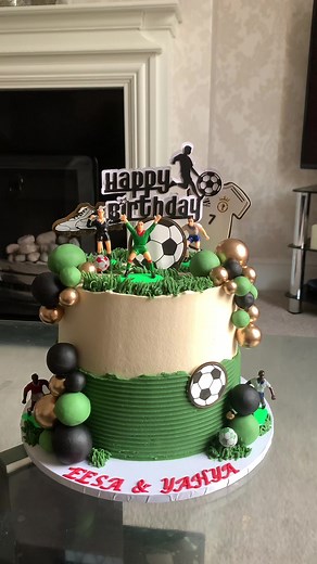 Football Themed Cake for 7-Year-Old Boy | Huddersfield Baker