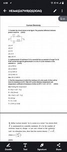 6:08面 46 , IlHE6eklj2d7WBjQSj3OAQ1/25Current Electricity1.... | Filo