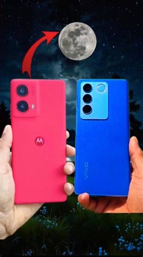 Motorola G85 5G🆚Vivo V27 5G⚡Moon Zoom 🌙#trendingshorts #viralshorts #motog85 #vivov27 #shorts #tech
