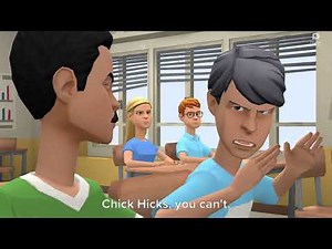 Plotagon: Chick Hicks Gets 5 Strikes At School And Gets Grounded