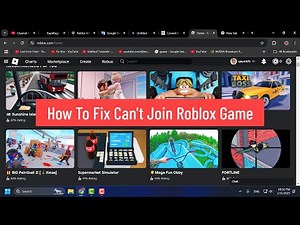 How To Fix Can't Join Roblox Game (2025)
