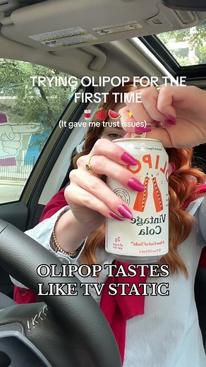 First Impressions Trying OLIPOP Vintage Cola Flavor