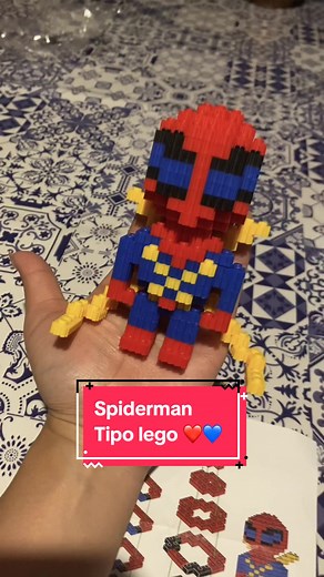 Spiderman lego ❤️💙 #lego #legospiderman #spiderman