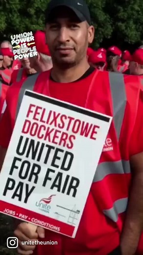 No worker wants to take strike action, it's the last resort. When an employer is saying to workers, we want you to take a pay cut even though they’re making huge profits, what else are workers supposed to do? Felixstowe need to offer a proper pay increase. #jobspayconditions‼️ ##unitetheunion#dockersdemandbetter #joinaunion