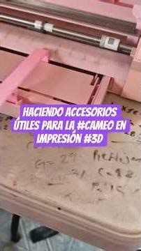 Making useful accessories for the #cameo using #3d printing