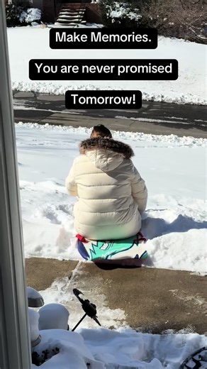 Ruby loves to go sled riding. Make memories. Don’t wait. In NC we may never get enough snow to go sledding again while my dogs are alive. Make the memories! #memories #sledding #puppy #makememories #snow