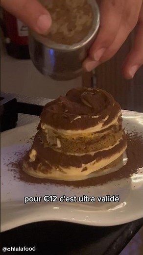 Le meilleur tiramisu de Madrid ? 🇮🇹🇪🇸 #food #tiramisu #italianfood #madrid #dessert