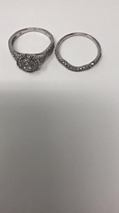 10k White Gold 0.5 Carat Diamond Split Shank Engagement Ring - Etsy