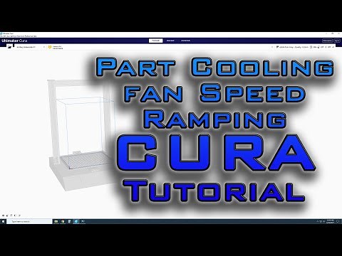 How to control fan speed ramping in CURA