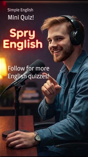 🎙️ Spry English Podcast | Mini Quiz | #shorts #podcast