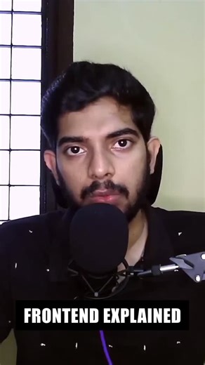 Manjunath Shenoy on Instagram: "What exactly is frontend"