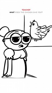 What Does The Chicken Give You #animationmeme #funnyanimation #animationreel | Nutshell Animations