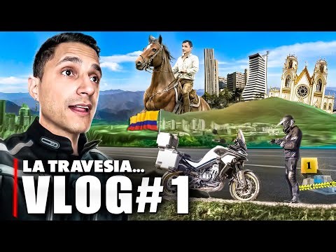 ACCIDENTE EN CARRETERA Dia #1 Med - Bogota | Motovlog | El Muñe