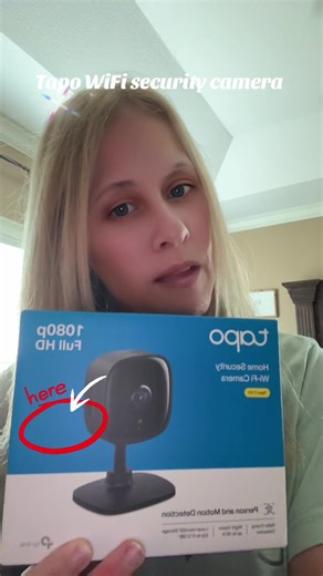 Tapo WiFi Security Camera. Easy set up and protected. Use inside and out of your house. #taposecuritycamera #easytosetup #ttshop #ttsaffiliate #peaceofmind
