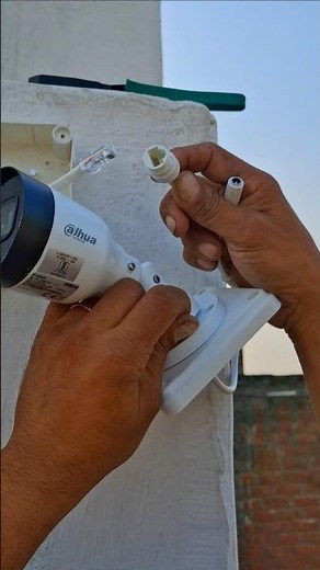 Ip camera wire connection | Ip camera connection | Ip camera connector color code #shorts