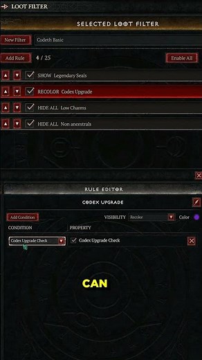 Codeth's 60 Second Loot Filter - Diablo 4
