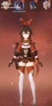 Genshin Impact deleted Amber cute dance