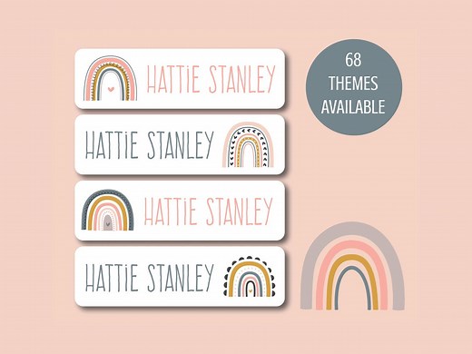 Personalized Name Labels for Kids Waterproof Labels Dishwasher Safe Bottle Labels for Daycare, School Supply Labels Custom Name Stickers - Etsy