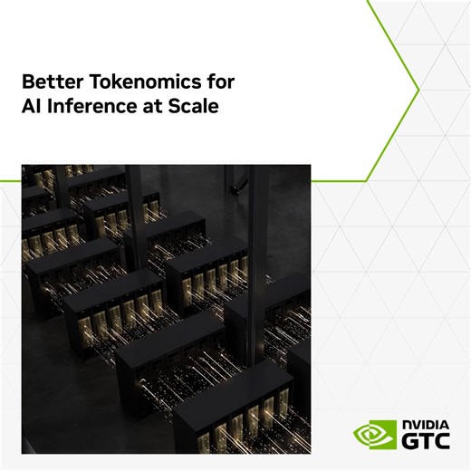 Scaling AI? Start with tokenomics. This curated #NVIDIAGTC session lineup explores how to lower cost per token — from precision optimization to full-stack performance tuning. ➡️ https://nvda.ws/4l4uNdl Because in production AI, performance isn’t just speed — it’s margin. Hear directly from leaders across cloud providers, AI-native companies, inference API platforms, open-source developers, and global enterprises. | NVIDIA Data Center