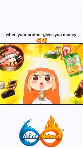 when your brother gives you money 💰