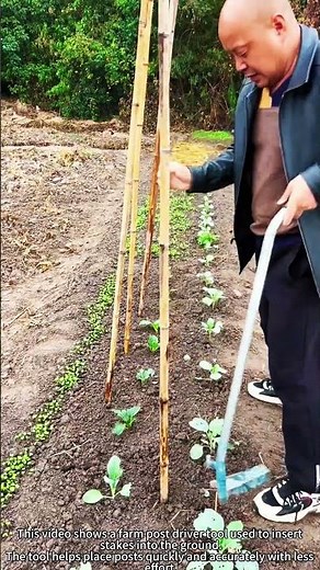 Farm Post Driver Tool 🔧 So Easy