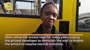 Students stranded after a private developer blocks access to school | Meru FM 88.3 Official