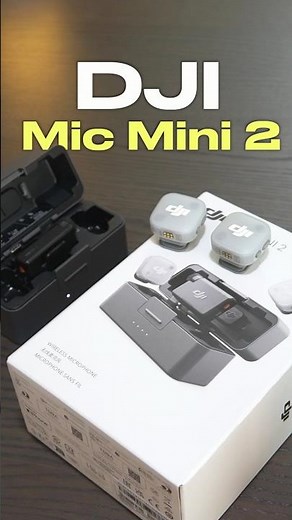 DJI Mic Mini 2 Unboxing (ASMR): Best Compact Wireless Microphone System