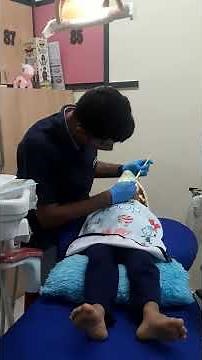 Painless Milk Tooth Removal Using Nitrous Oxide Inhalational Sedation #shorts