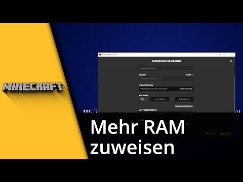Minecraft mehr RAM zuweisen | Minecraft more RAM ✅ Tutorial