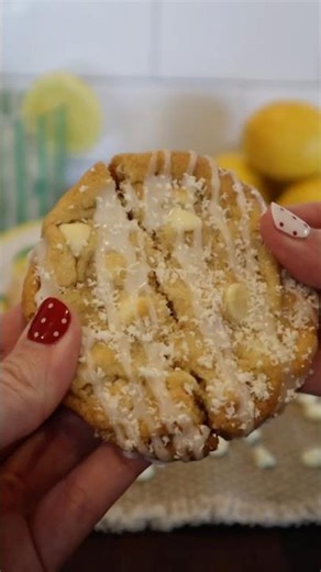 These cookies taste like sunshine. One bite and they’ll be your new favorite!! #lemoncookies #lemon