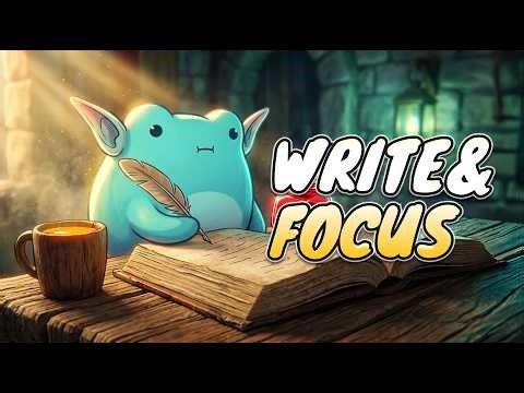 Cozy Ambient Fantasy Music For Writing Fantasy Books | Calm and Focused Background Music