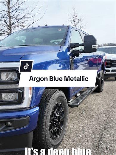 🔷 Check out this new color on the 2026 Ford F-350: Argon Blue Metallic! #ford #fordsuperduty