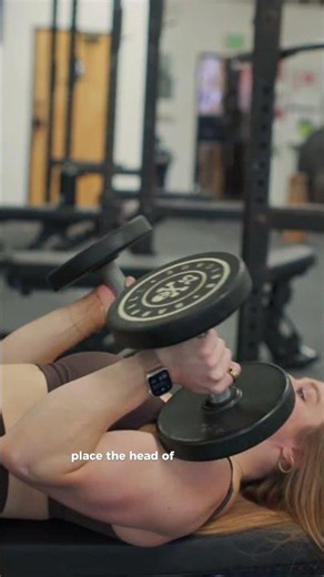 Dumbbell Rolling Tricep Extension Tutorial | Proper Form & Common Mistakes