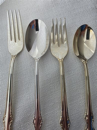 Vintage 1847 Rogers Bros Silverplate Flatware – Reflection Pattern, 4 Pieces - Etsy