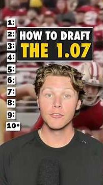 Detailed Guide To Drafting the 1.07 In Fantasy Football