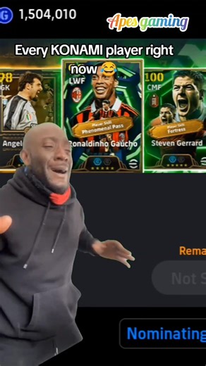 "eFootball players right now 💃 "#efootballupdate #gamingshorts #Apes gaming #funny #packopenning