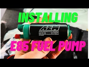 How to Install an AEM E85 Fuel Pump in a 2007 Grand Prix. (without dropping fuel tank)