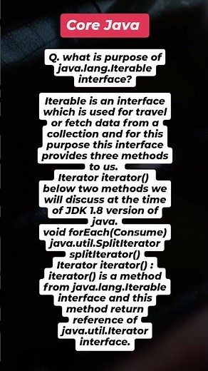"Understanding Iterable Interface in Java: Iterating Collections with Ease!"