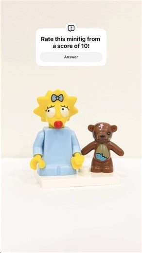 LEGO Minifigure Maggie Simpson #lego #legominifigures #simpsons