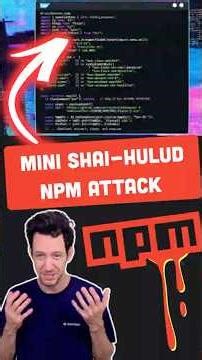 One npm install just stole cloud secrets #hack #npm #programming