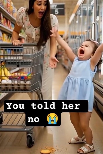 Toddler throws tantrum over biscuit 😭 #toddler #funnykids #parenting #funny