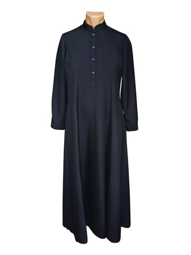 Women's Cassock Black, Gabardine Size 48 - Etsy