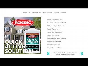 Roebic Laboratories,Inc. K-57 Septic System Treatment,32-Ounce